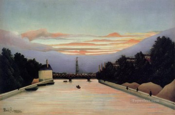 La tour Torre Eiffel en París Henri Rousseau París Pinturas al óleo